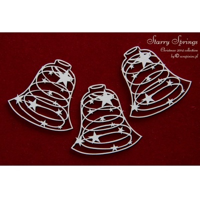 Чіпборд Scrapiniec - Дзвіночки Starry Springs, 3