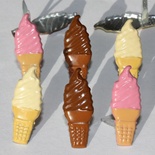 Набір брадсів Eyelet Outlet - Soft Ice Cream Brads, 12 штук