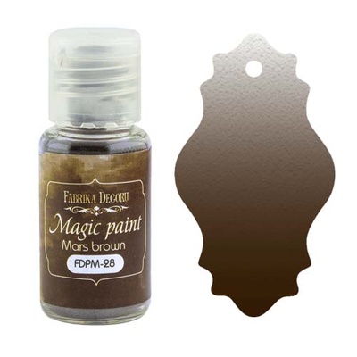 Суха фарба Magic paint - Фабрика Декору - Марс коричневий, 15мл