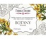 Набор открыток для раскрашивания аква чернилами, акварелью Botany, ТМ Фабрика Декору