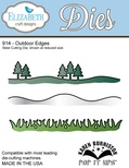 Ножі - бордюри від Elizabeth Craft Designs - Outdoor Edges: трава, сугроби, ландшафт, довжина 14,4 см