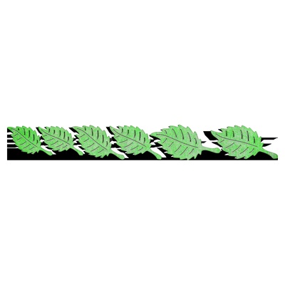 Ножі від Cheery Lynn Designs - Rose Leaf Strip