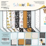 Набір двостороннього паперу від Scrapmir - School Days, 30x30см, 11 шт.