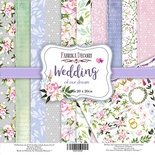 Набор скрапбумаги Wedding of our dream, 20x20см, Фабрика Декора