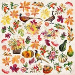 Набір картинок для вирізання Botany autumn Redesign 30,5x30,5см, ТМ Фабрика (01074F)