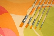 Пензель синтетика плаский №16 від Hobby&You 