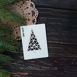 Чіпборд Ялинка 05 від WOODchic, 7x4 см