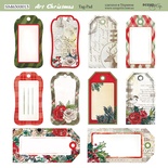 Аркуш двостороннього паперу для скрапбукінгу від Scrapmir - Tag-Pad - Art Christmas, 20x20cм