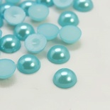 Напівперлинки LightCyan, 4x2м, колір блакитний, 50 шт.