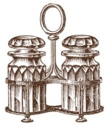Акриловий штамп K008 «Солонка», розмір 3,4×4,1 см