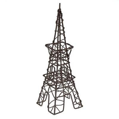 Металева міні Ейфелева вежа, коричнева, 6х11x19,5см