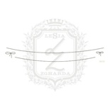 Акриловий штамп Lesia Zgharda Шнурочки з бантиками N039, розмір упаковки 5x15см