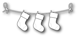 Ножі від Poppystamps -Stocking Garland