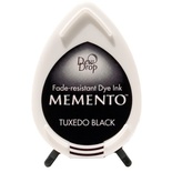 Чорнило для штампінгу Tsukineko - Memento Dew Drops Tuxedo Black