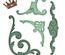 Ножі від Spellbinders - Gold Corbels And Accents