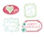Ніж для вирубки і штампи від Sizzix - Framelits Die Set 8PK w/Stamps - Birthday & Frames