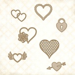 Чіпборд Blue Fern StudiOs-Eclectic Hearts