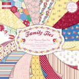 Набір паперу для скрапбукінгу First Edition - Family Ties, 48 аркушів, розмір 30x30 см.
