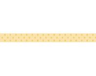 Стрічка у горошок BoBunny - Mellow Yellow Double Dot, ширина 1 см, довжина 90 см