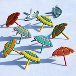 Набір брадсів Eyelet Outlet - Beach Umbrella Brads, 12