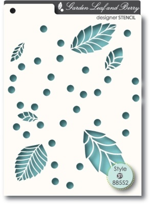 Маска от Memory Box - STENCILS- Leaf and Berry