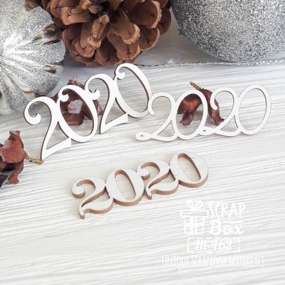 Чіпборд ScrapBox - Набір 2020 год великий Hi-462