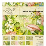 Набір скрап-паперу Graphic 45 - Lost In Paradise, 20х20 см, 24