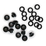 Люверси і кільця від WeRM - 3/16, We R Eyelets & Washers Standar, колір чорній, 35шт.