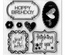 Ніж для вирубки і штампи від Sizzix - Framelits Die Set 8PK w/Stamps - Birthday & Frames