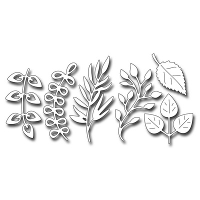 Лезвие Frantic Stamper Precision Die - Assorted Foliage