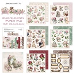 Набiр паперу для скрапбукiнгу Lemoncraft - Secret Garden Elements, 20.320.3 см, елементи для вирізання