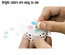 Клейові краплі Tombow Adhesive Dots, кольорові, на окремих аркушах, 9,5 мм, 100