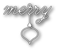Ніж для вирубки від Poppystamps - Merry Ornament