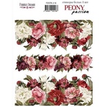 Набір наліпок (стікерів) 3 шт. Peony passion 218, ТМ Фабрика Декору