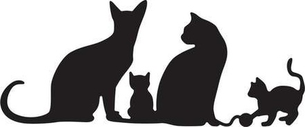 Ніж для вирубки від Cheery Lynn Designs - Kitty Kitty Meow Meow