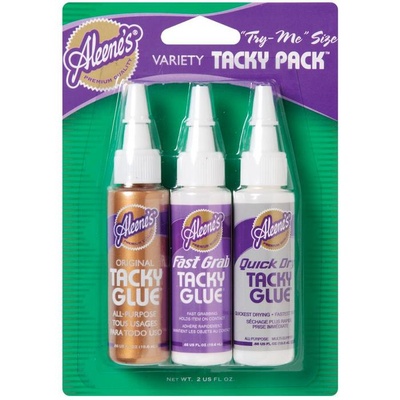 Набір клею Aleene's - Tacky Original, Fast Grab and Quick Dry, 3 штуки