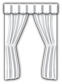 Ніж для вирубки від Poppystamps - Plush Curtains