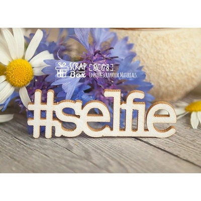 Чіпборд ScrapBox - хештег Selfie Hi-178