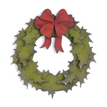 Ніж для вирубки від Sizzix - Bigz Die - Holiday Wreath