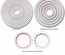Круг - заготовка для шейкера My Favorite Things - Circle Shaker Pouches, 5см, 1 штука (SUPPLY-4000)