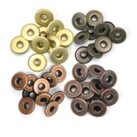 Люверси - WeRM - Copper Warm Metal, 40 штук, 4 відтінки, WER - EW - 41595