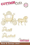 Ніж для вирубки CottageCutz - Horse & Carriage, 10x15см