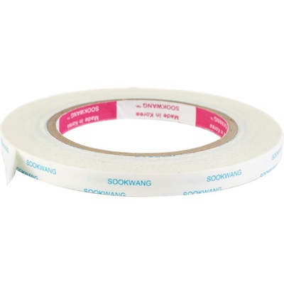 Скотч двосторонній прозорий, SCOR - TAPE, тонкий, ширина 0,95см, довжина 21,5 м