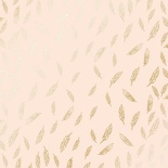 Аркуш одностороннього паперу з фольгуванням Golden Feather Beige, ТМ Фабрика Декору