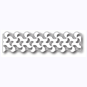 Ніж для вирубки від Poppystamps - Swirly Curl Border Background