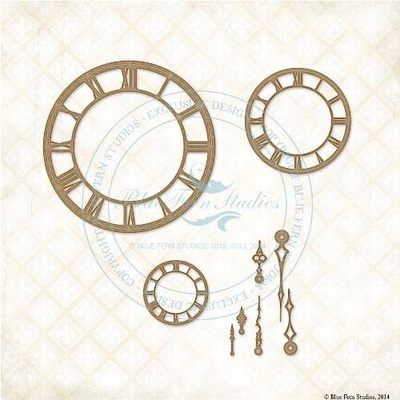 Чіпборд Blue Fern StudiOs-Roman Clock Set - Small