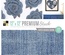 Набір кардстоку DCWVPaper Backed Denim Fabric, 30x30 см, 12 аркушів, джинсова тканина