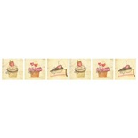 Двосторонній аркуш з картинками Galeria Papieru - Herbatka dla Dwojga-owoce, 5х15см,1 шт. -GP-009-01