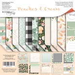 Набір двосторонніх аркушів Scrapmir - Peaches & Cream, 20x20см, 11 шт.