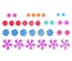 Ніж для вирубки від Cheery Lynn Designs - Tiny Flower Kit (Set of 3)
